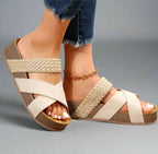 Eliza | Women's Orthopedic Sandals, Padded Insole Sandals | The Shrader Sisters