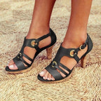 Erica | Women's Comfortable Block Heel Pumps, Supportive Summer Footwear for Walking and Everyday Wear