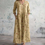 Estelle | Women's Long Sleeve Floral Maxi Dress