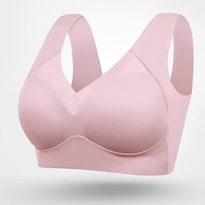 Evelyn | Women's Seamless Bra with Adjustable Straps - Light blue
