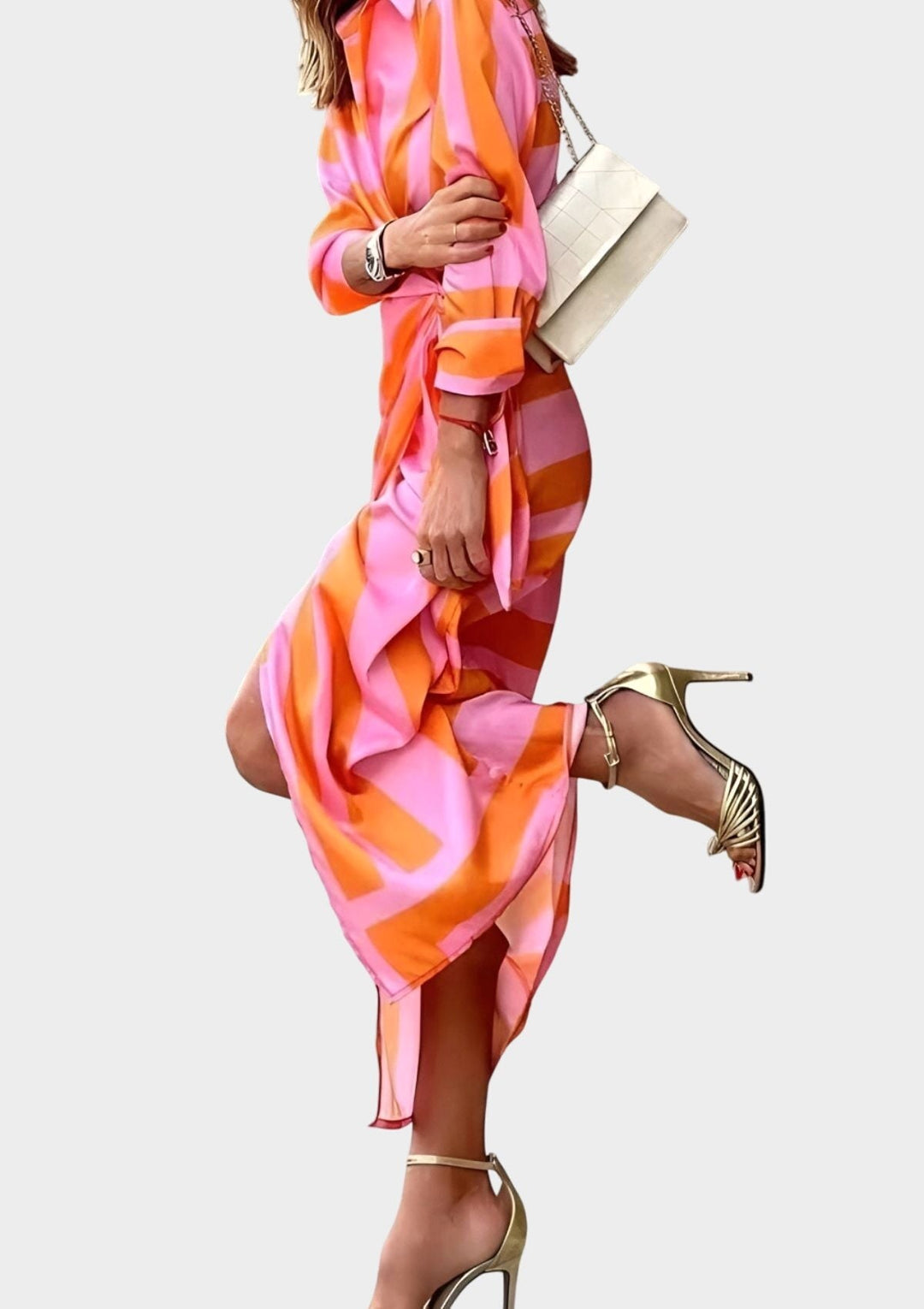 Everly | Women's Elegant Wrap Dress With Print - image 7