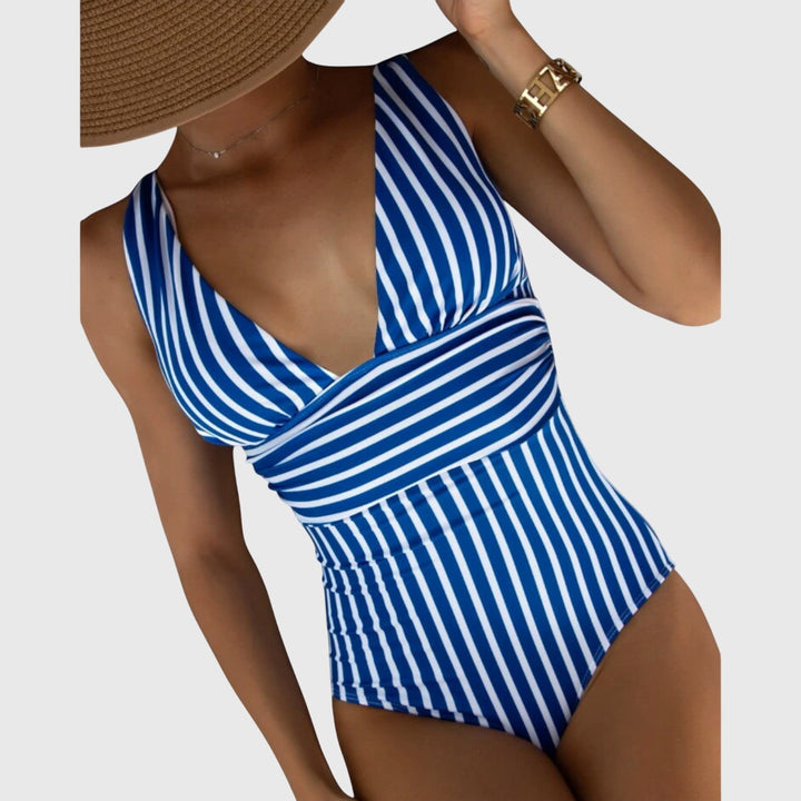 Nora | Striped One-Piece Swimsuit