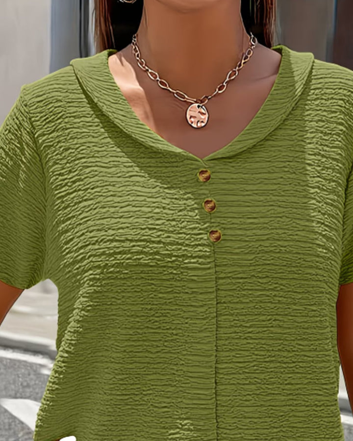 Grace | Cotton Peter Pan Collar Top