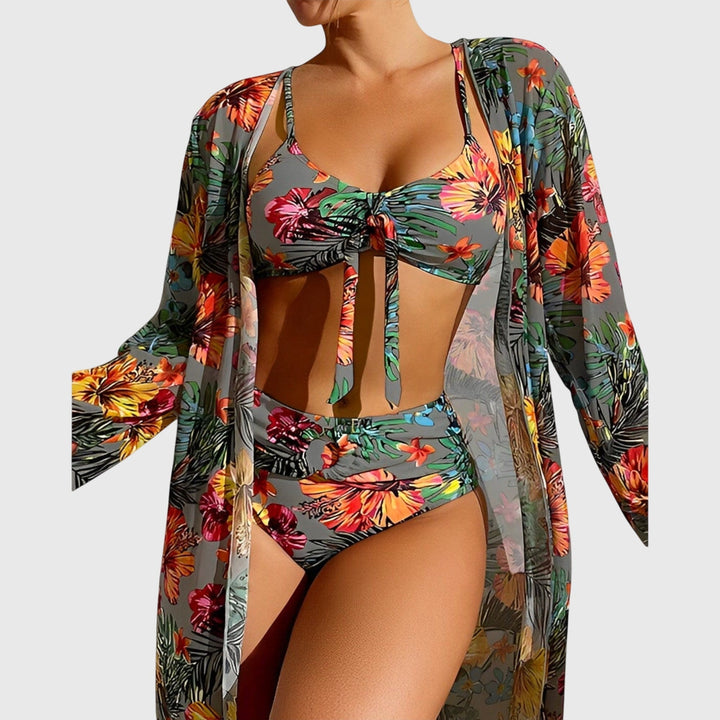 Avery | Colorblock Bikini Set