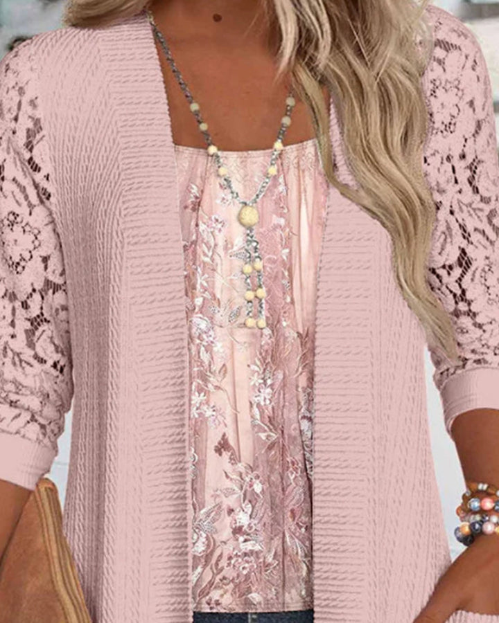 Grace | Patchwork Two-Piece Top