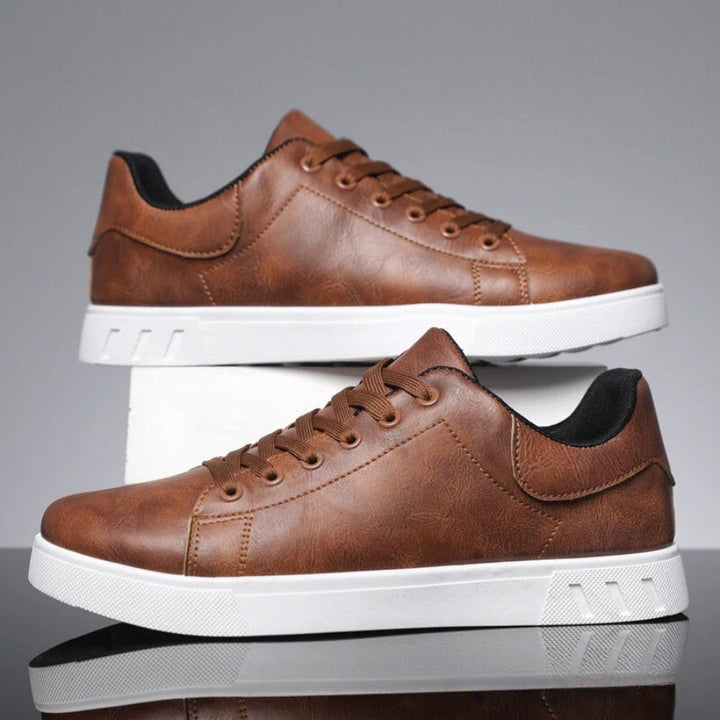 Finn | Men's Leather Trainers, Smart Casual Shoes | The Shrader Sisters