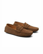 Flynn | Men's Suede-Effect Loafers, Slip-On Comfort Loafers | The Shrader Sisters