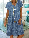 Georgia | Women's Lightweight Summer Dress, Polka Dot Midi Dress | The Shrader Sisters
