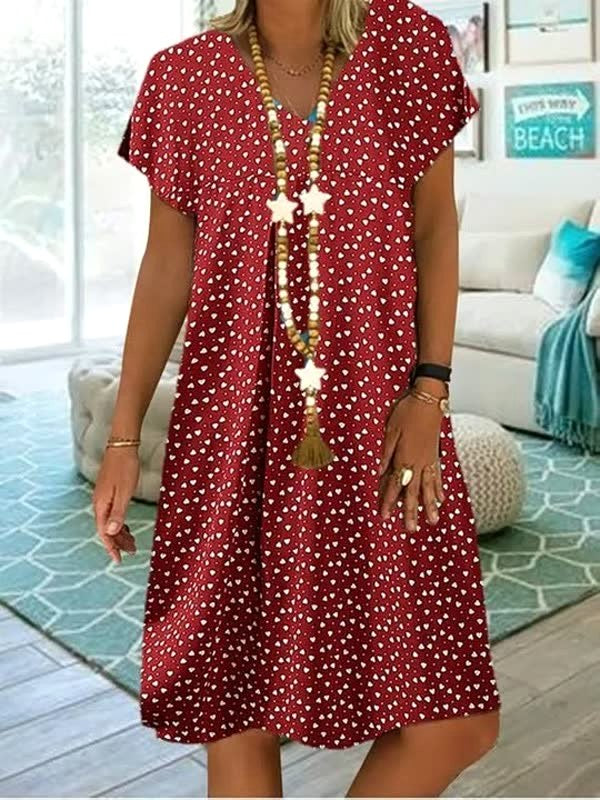 Georgia | Women's Lightweight Summer Dress, Polka Dot Midi Dress | The Shrader Sisters