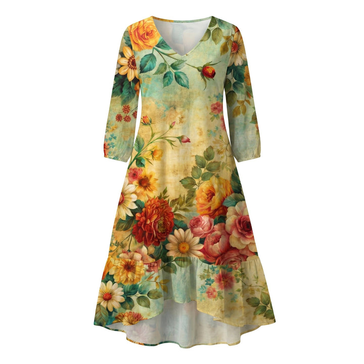Hadley | Women's Boho Floral Midi Dress - image 6