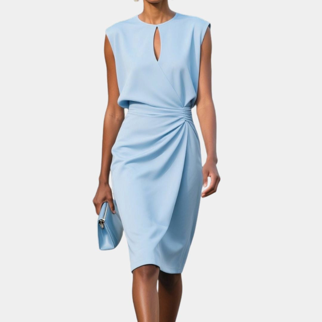 Hailey | Women's Elegant Midi Dress, Flowy Summer Occasionwear for Holidays and Special Events, Flowy Summer Occasionwear for Holidays and Special Events - image 1