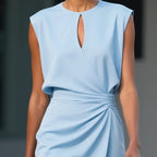 Hailey | Women's Elegant Midi Dress, Flowy Summer Occasionwear for Holidays and Special Events, Flowy Summer Occasionwear for Holidays and Special Events - image 4