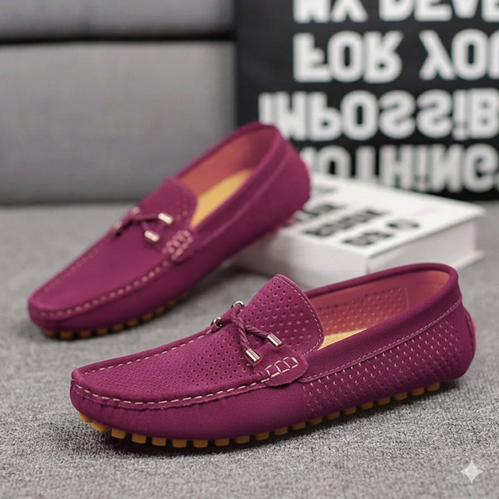 Hamish | Men's Slip-On Loafers, Casual Everyday Loafers | The Shrader Sisters