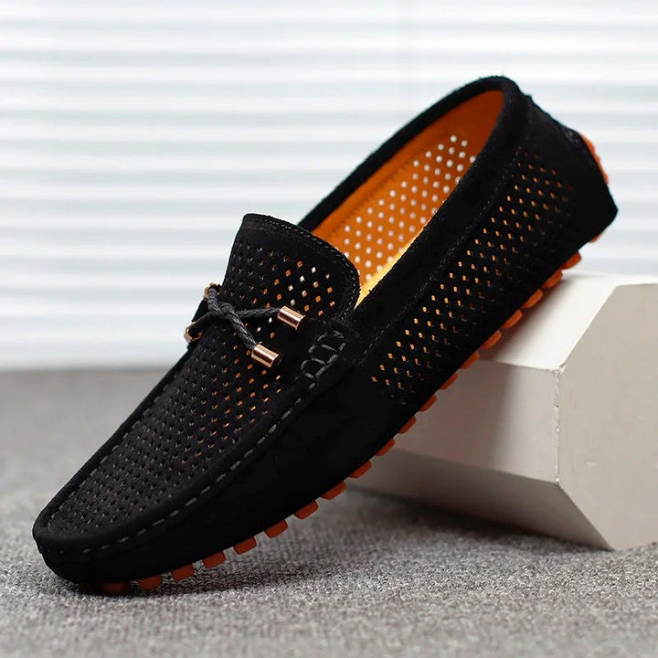 Hamish | Men's Slip-On Loafers, Casual Everyday Loafers | The Shrader Sisters | Burgundy
