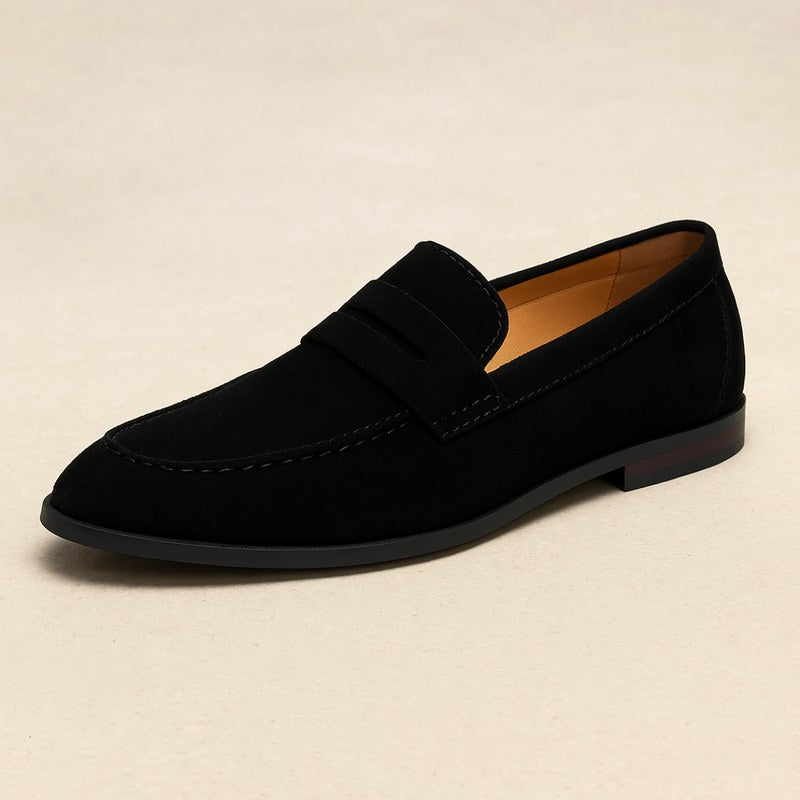 Hamish | Men's Slip-On Loafers, Penny Loafers | The Shrader Sisters