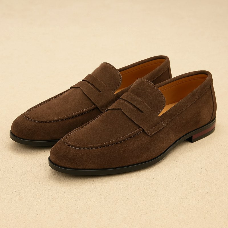 Hamish | Men's Slip-On Loafers, Penny Loafers | The Shrader Sisters