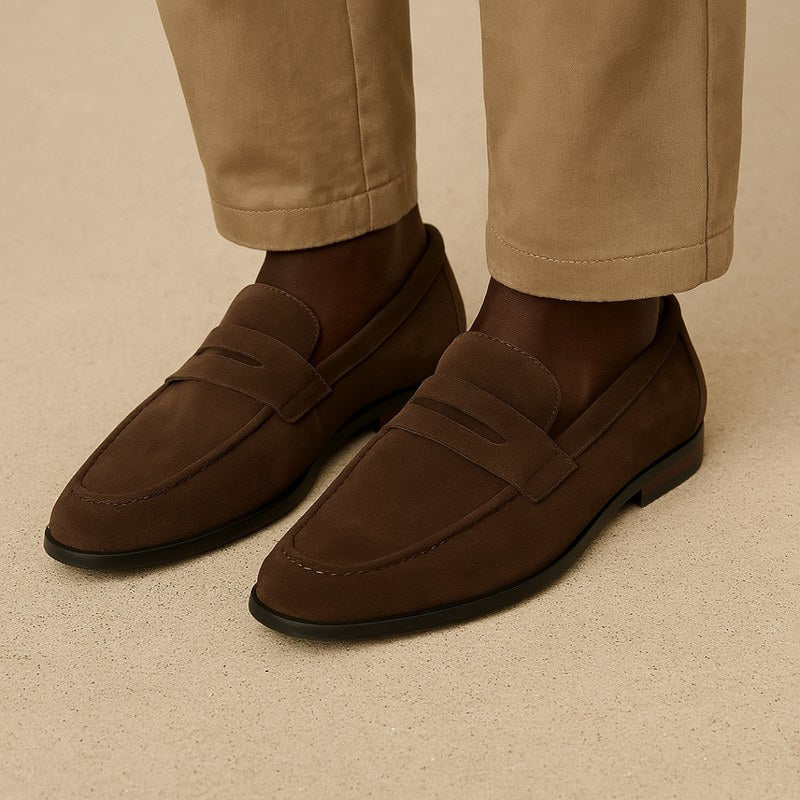 Hamish | Men's Slip-On Loafers, Penny Loafers | The Shrader Sisters