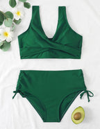 Harper | Women's Elegant Summer Bikini, Flattering Summer Swimwear for Holidays and Beach Days, Flattering Summer Swimwear for Holidays and Beach Days - Rosso