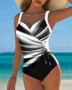 Harper | Women's One-Piece Swimsuit with Lace-Up Details, Flattering Summer Swimwear for Holidays and Beach Days, Flattering Summer Swimwear for Holidays and Beach Days - image 11