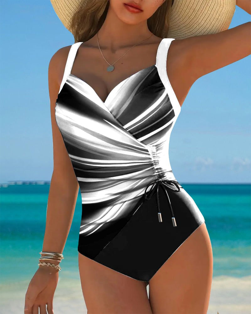 Harper | Women's One-Piece Swimsuit with Lace-Up Details, Flattering Summer Swimwear for Holidays and Beach Days, Flattering Summer Swimwear for Holidays and Beach Days - image 11