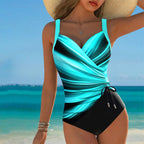 Harper | Women's One-Piece Swimsuit with Lace-Up Details, Flattering Summer Swimwear for Holidays and Beach Days, Flattering Summer Swimwear for Holidays and Beach Days - image 4
