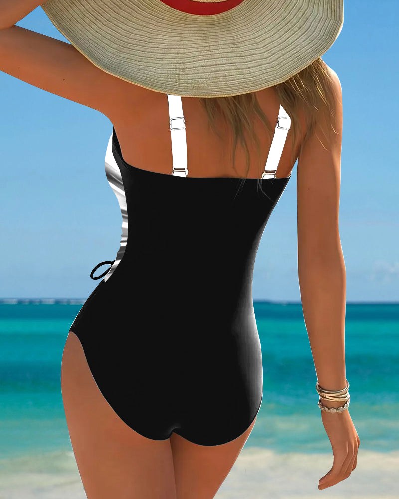 Harper | Women's One-Piece Swimsuit with Lace-Up Details, Flattering Summer Swimwear for Holidays and Beach Days, Flattering Summer Swimwear for Holidays and Beach Days - image 8