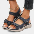 Harper | Women's Orthopaedic Slip-On Sandals, Comfortable Everyday Sandals | The Shrader Sisters