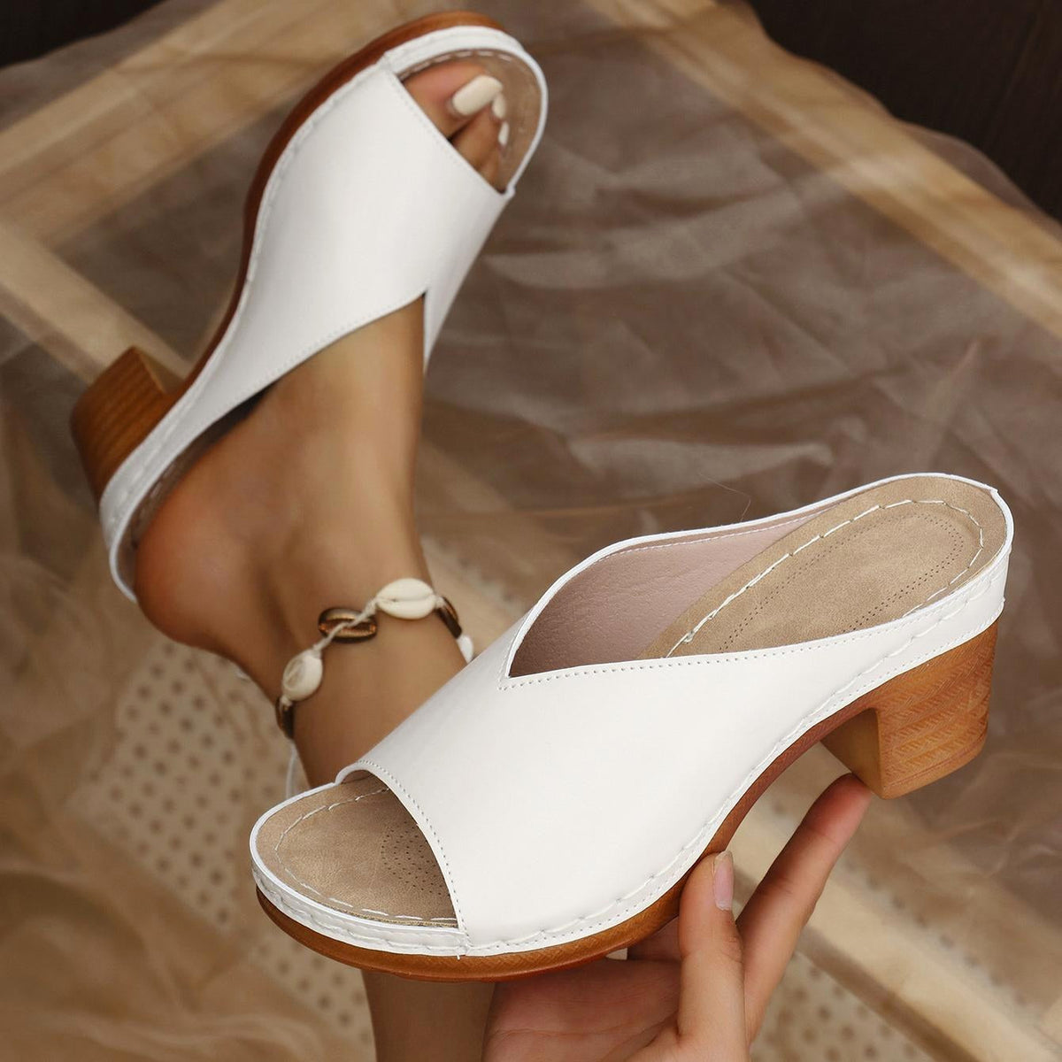 Harriet | Women's Orthopaedic Block Heel Sandals, Supportive Arch Sandals | The Shrader Sisters