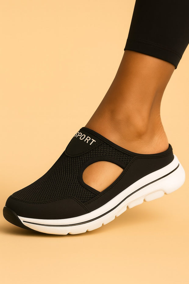 Harriet | Women's Orthopaedic Slip-On Slippers, Breathable Indoor Slippers | The Shrader Sisters