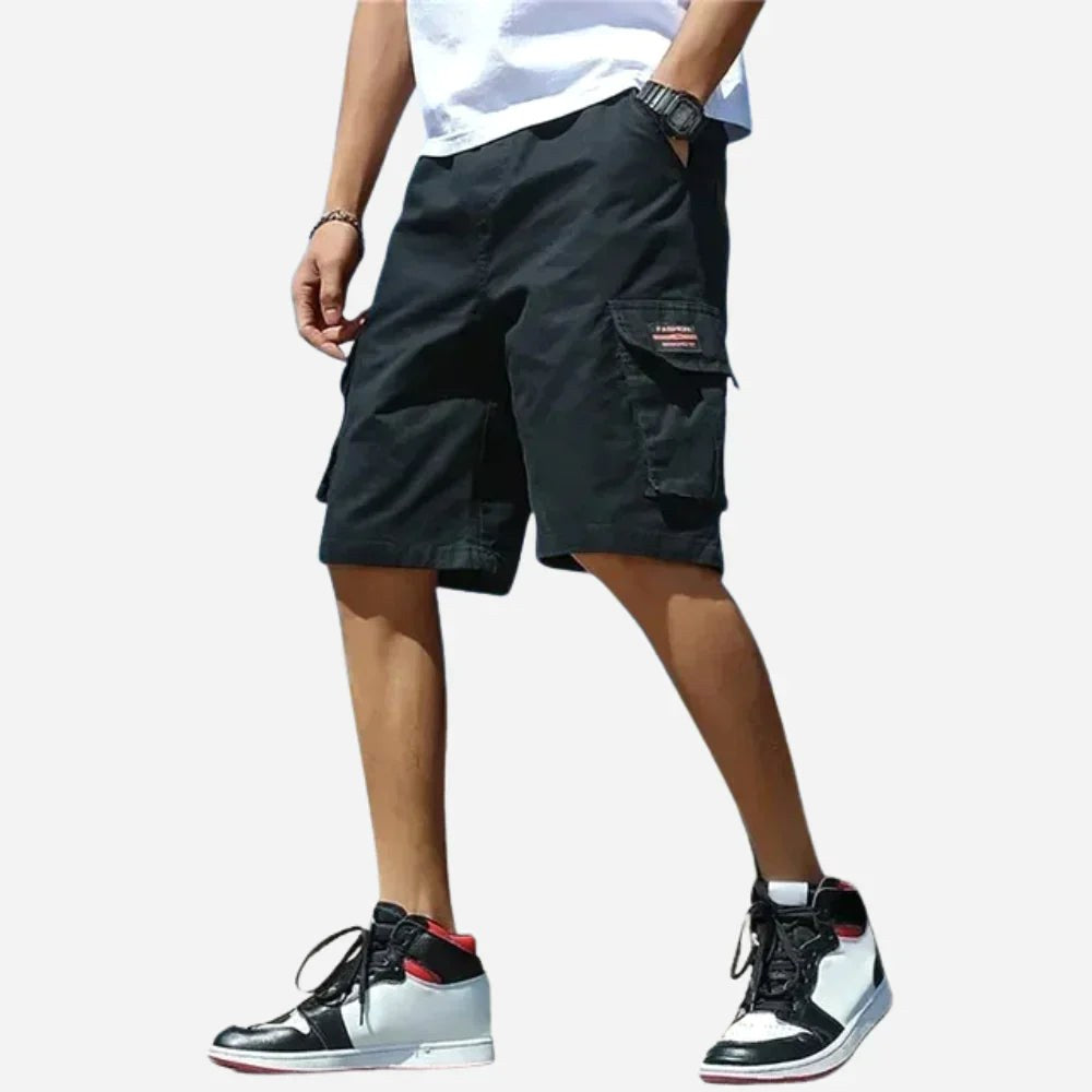 Harvey | Men's Cargo Shorts, Loose-Fit Shorts with Storage Pockets | The Shrader Sisters