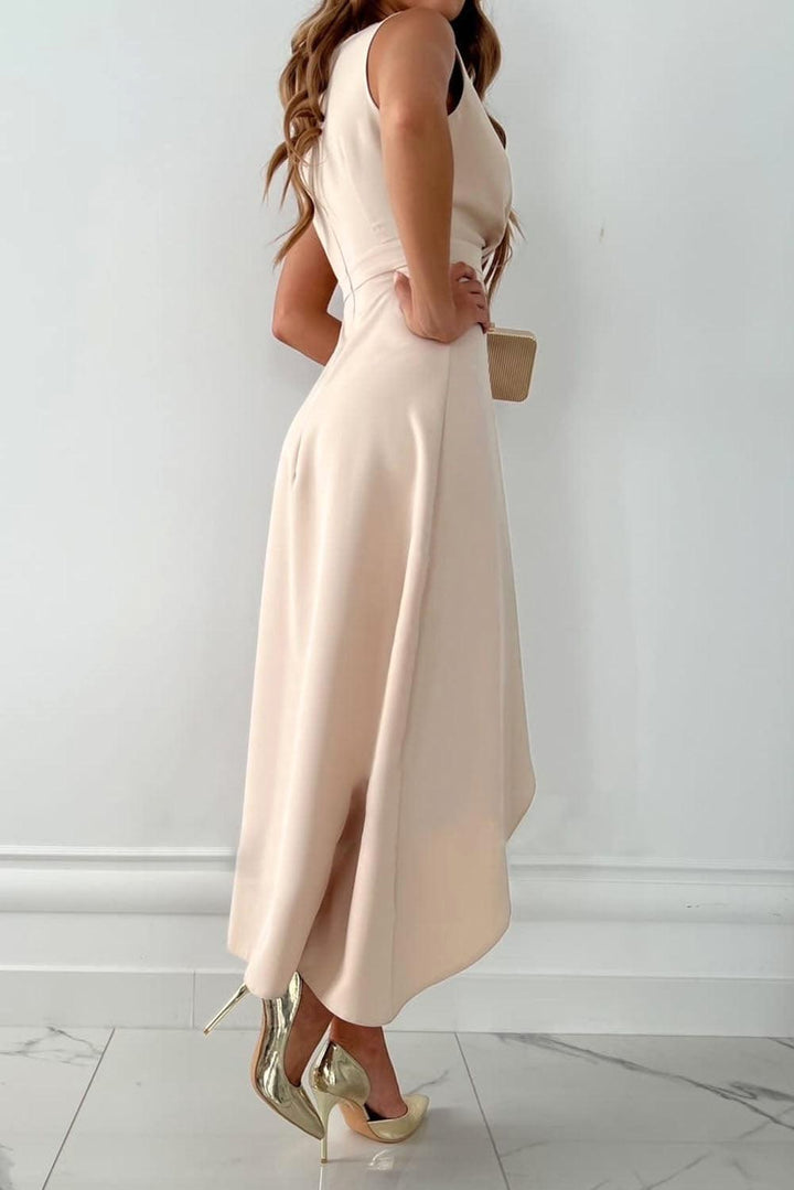 Hazel | Women's Elegant Wrap V-Neck Dress - image 2