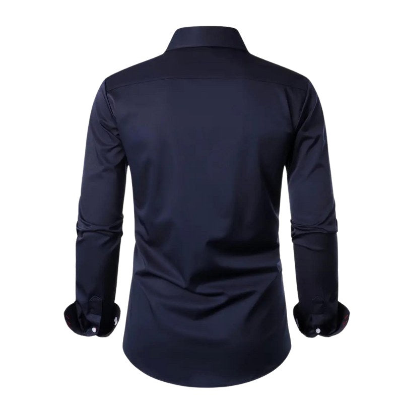 Hudson | Men's Paisley Accent Shirt, Smart Casual Shirt | The Shrader Sisters