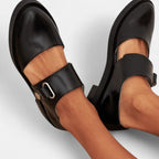 Indiana | Women's Elegant Slip-On Shoes, Comfortable Everyday Shoes | The Shrader Sisters | Black