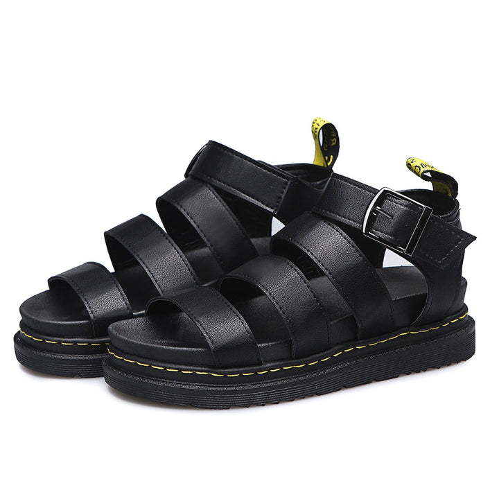 Indiana | Women's Platform Strappy Sandals, Buckle Closure Summer Sandals | The Shrader Sisters