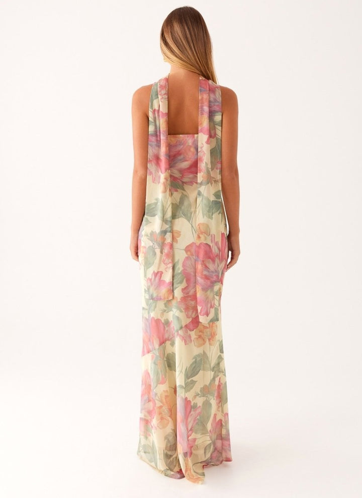 Isadora | Women's Floral Print Maxi Dress - image 4