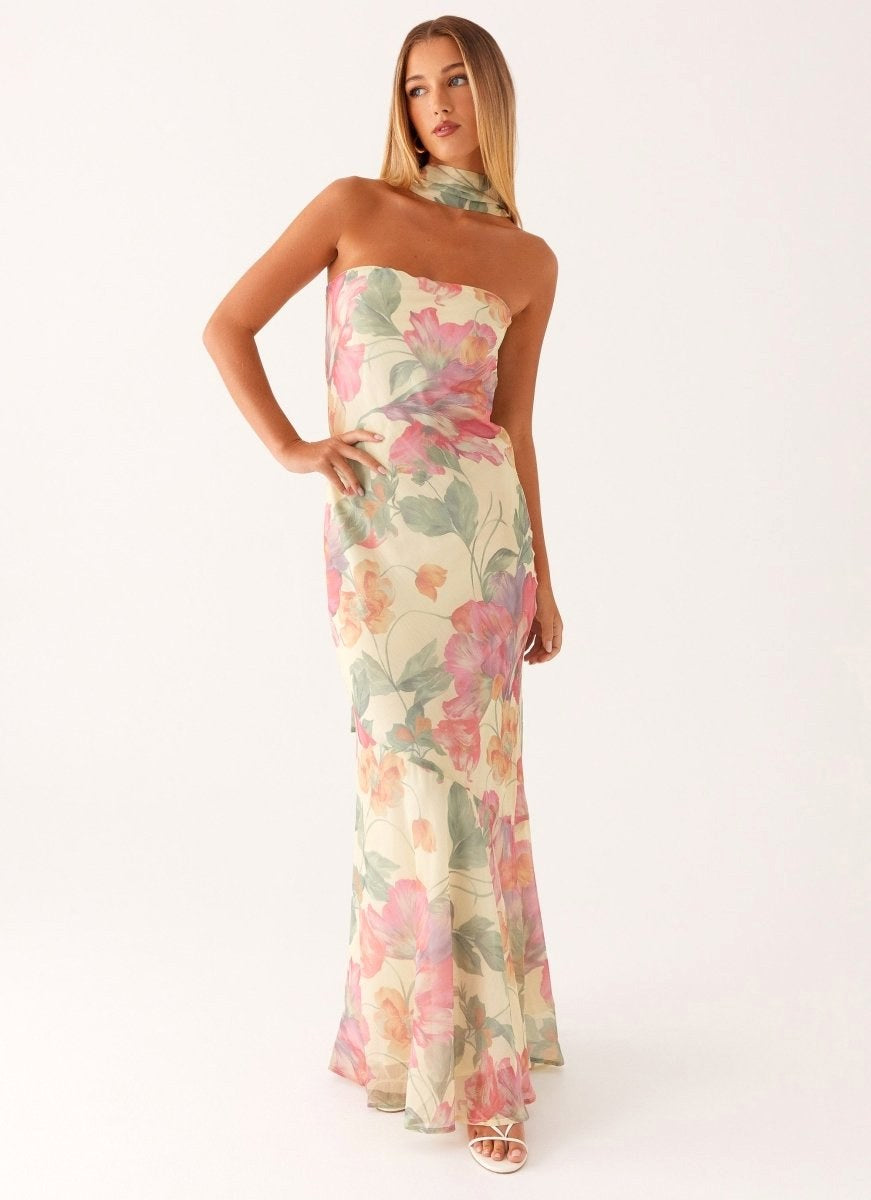 Isadora | Women's Floral Print Maxi Dress - image 5