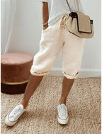 Jade | Women's Cotton Bermuda Shorts, Relaxed-Fit Warm-Weather Shorts | The Shrader Sisters
