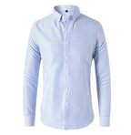 Jasper | Women's Striped Shirt, Vertical Stripe Classic Blouse | The Shrader Sisters