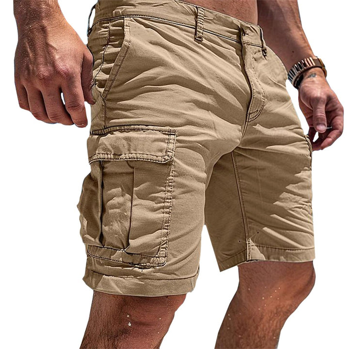 Jett | Men's Utility Cargo Shorts, Relaxed-Fit Shorts | The Shrader Sisters | Grey