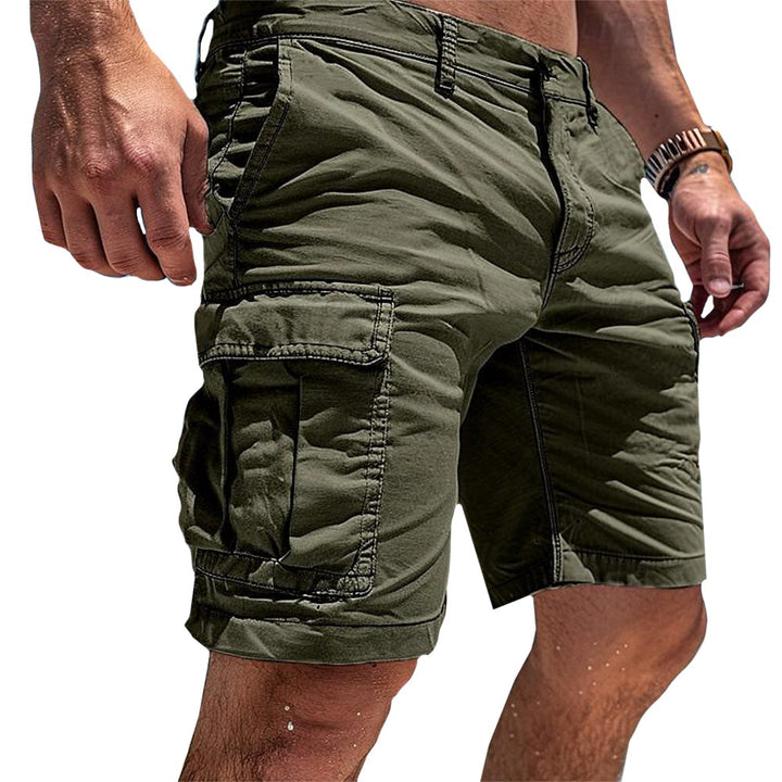 Jett | Men's Utility Cargo Shorts, Relaxed-Fit Shorts | The Shrader Sisters | Black
