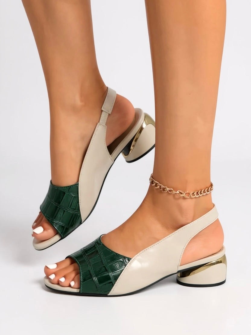 Jolene | Women's Slingback Block Heel Sandals - image 5