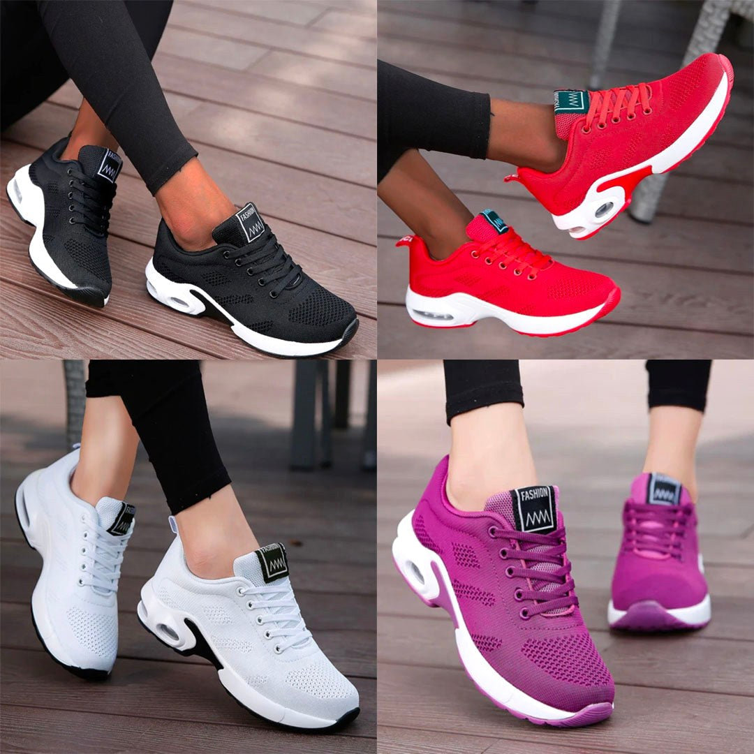 Jorja | Women's Lightweight Walking Shoes, Breathable Mesh Trainers | The Shrader Sisters