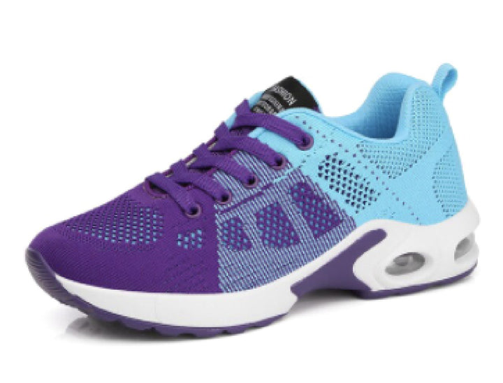 Jorja | Women's Lightweight Walking Shoes, Breathable Mesh Trainers | The Shrader Sisters | Red