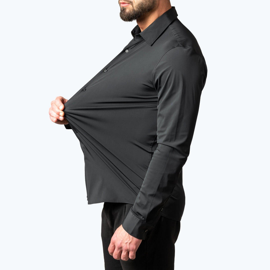 Kai | Men's Slim Stretch Shirt, Tailored Fit Shirt | The Shrader Sisters | Pink