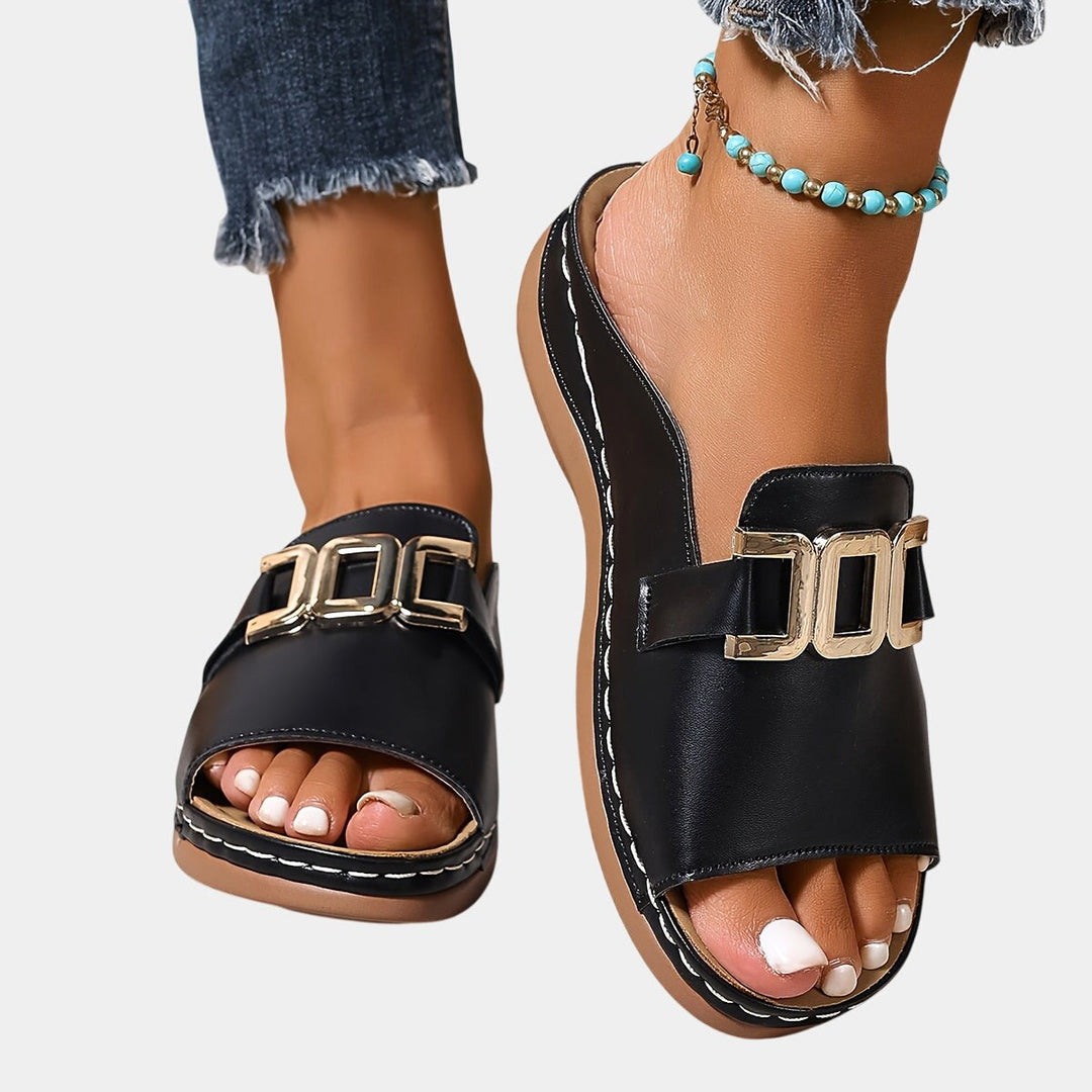 Kathryn | Women's Buckle Strap Sandals - image 7