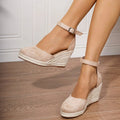 Katrina | Women's Orthopaedic Slip-On Shoes, Supportive Espadrille Shoes | The Shrader Sisters | Beige