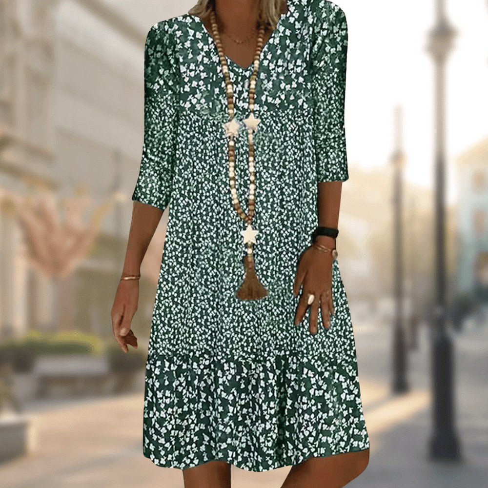 Keira | Women's Modern Tailored Dress, Flattering Day Dress | The Shrader Sisters | Green