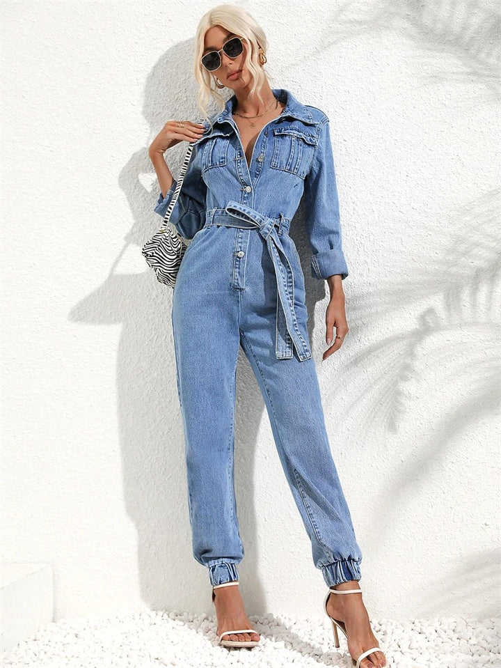 Kennedy | Women's Denim Two-Piece Set - image 4