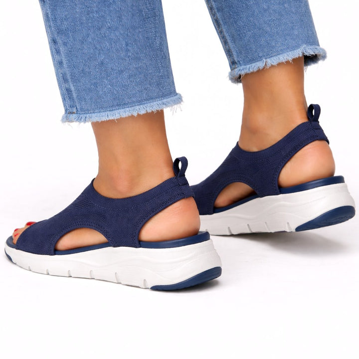 Kinsley | Women's Orthopedic Slip-On Walking Shoes, Lightweight Cushioned Trainers | The Shrader Sisters
