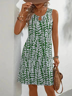Kirra | Women's Lightweight Summer Dress, Fluid Graphic Print Dress | The Shrader Sisters